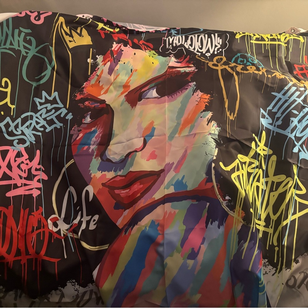 Colorful Graffiti Art Shower curtain